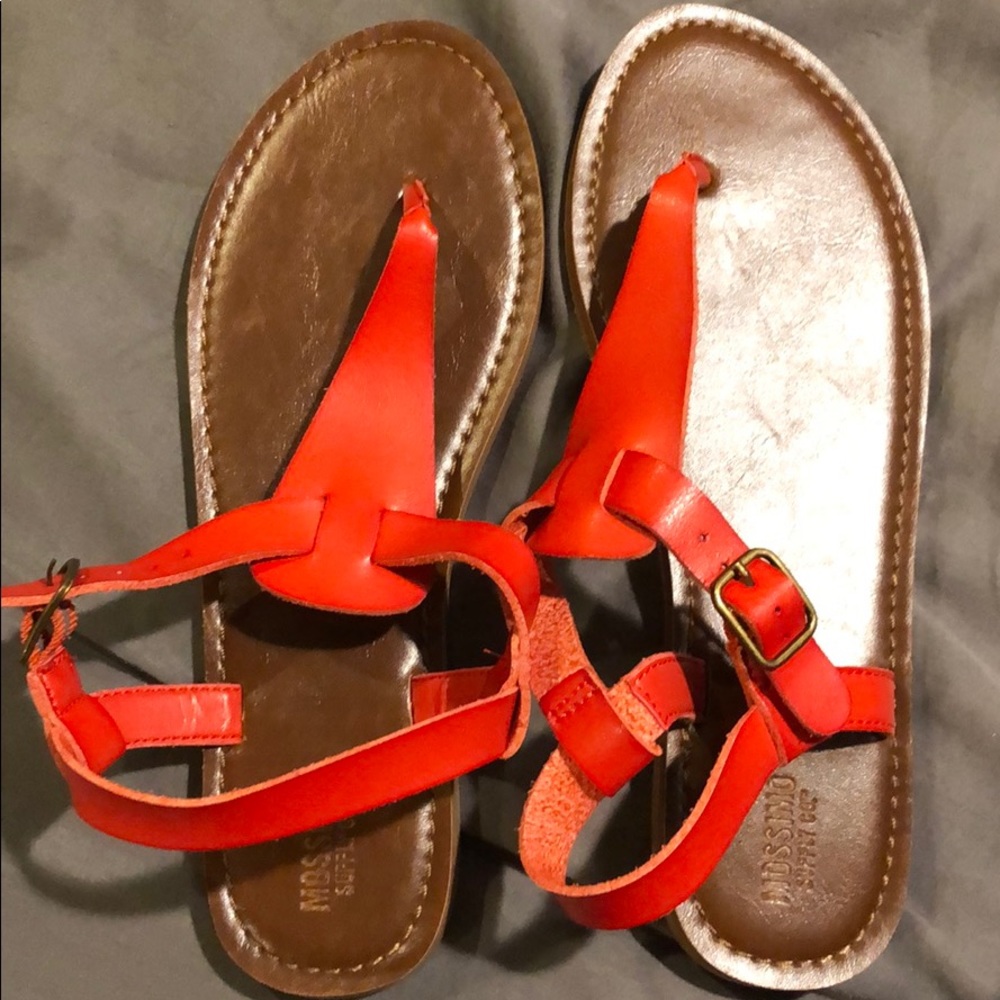Deep Red Sandals